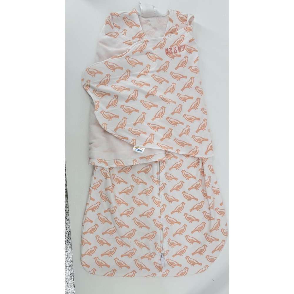 Halo Sleep Sack Swaddle - Small 3-6 Months13-18 Pounds- Bird Print